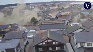 Así se vivió el momento del terremoto de Japón de 7,4 grados