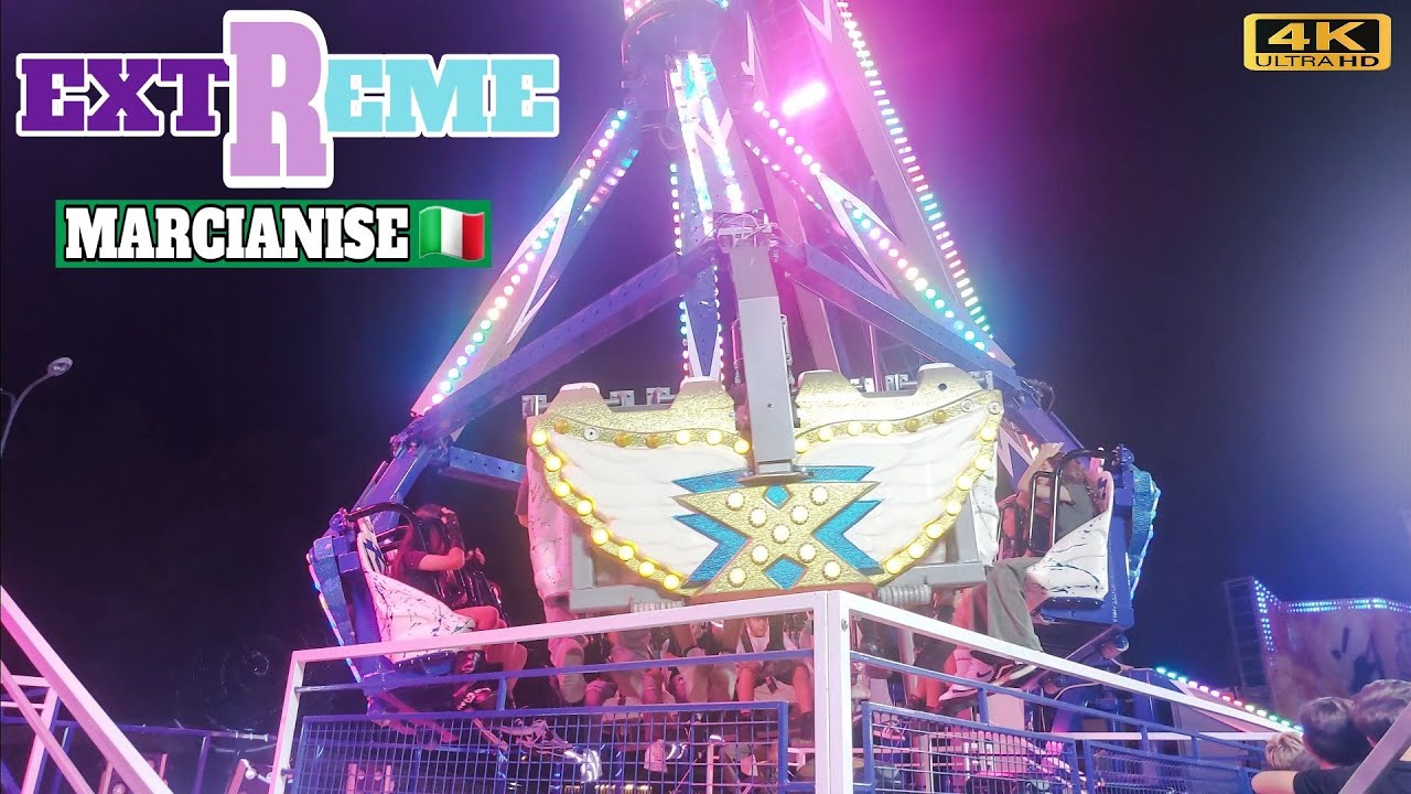 EXTREME Ride Giostre 2025 🇮🇹 Marcianise 4K