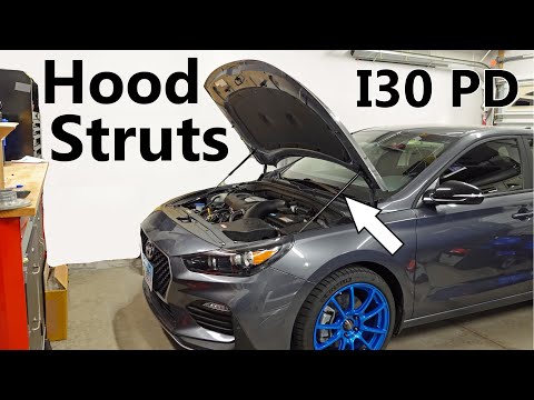 How To: Install Hood Struts on Hyundai Elantra GT/I30 | G4070ADD00