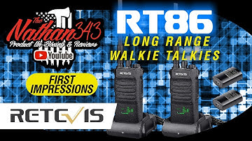 Retevis RT86 Long Range Walkie-talkies (First Look)