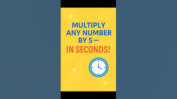Multiply Any Number by 5 in SECONDS! 😲 | Fast Math Trick #shorts #tricks #fun #maths