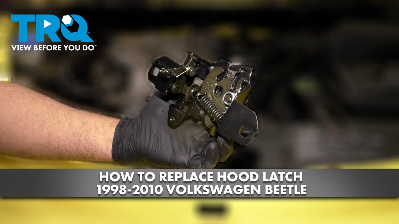 How to Replace Hood Latch 1998-2010 Volkswagen Beetle - YouTube