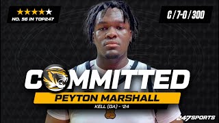 WATCH: 4-star C Peyton Marshall commits to Missouri LIVE on 247Sports