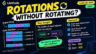 LeetCode 4043 Count Rotations Without Generating Them 🔄 | Weekly Contest 518