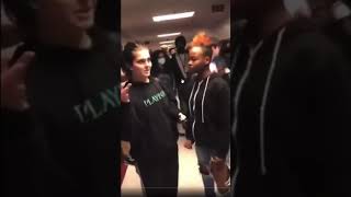 Pray for her dawggg #whitegirl #fight #fighting #hood #schoolfights #subscribe #youtubeshorts screenshot 4