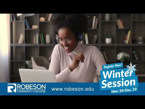 Register now for Winter Session 2023 at Robeson Community College!