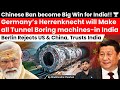 Chinese Ban Backfires! Germany’s Herrenknecht to Make Tunnel Boring Machines in India