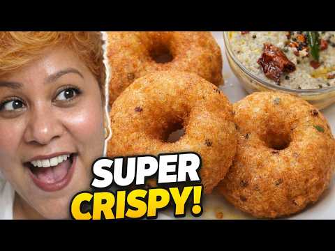 Super Crispy Medu Vada Recipe | Hotel Style Medu Vada at Home