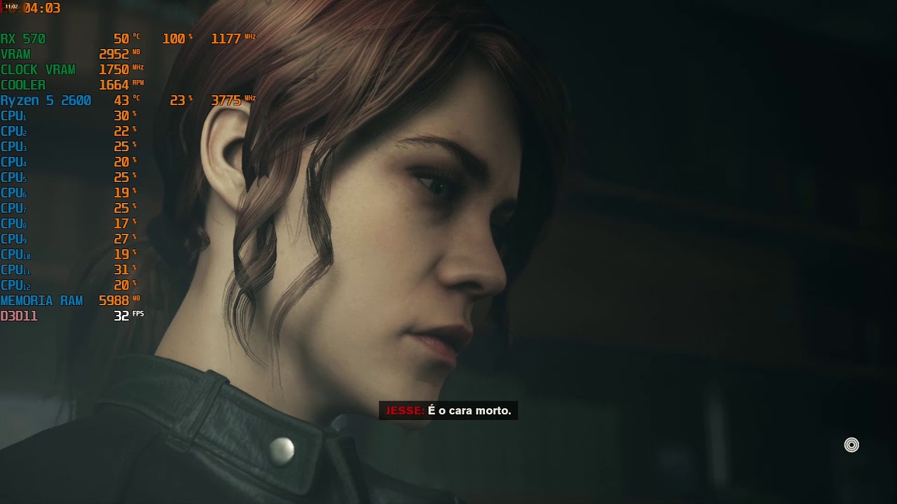 Control  RX 570  8gb + Ryzen 5 2600 1080p