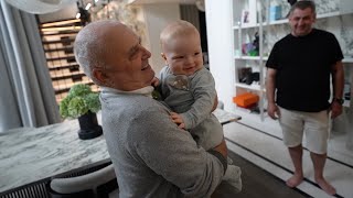Grandpa John and spaghetti