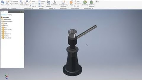 How to Model a Screw Jack assembly in Autodesk Inventor || Part || Assembly || Drafting ||