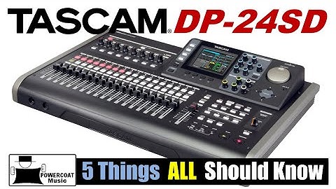 Tascam DP-24 Digital Portastudio: 5 Things ALL Should Know