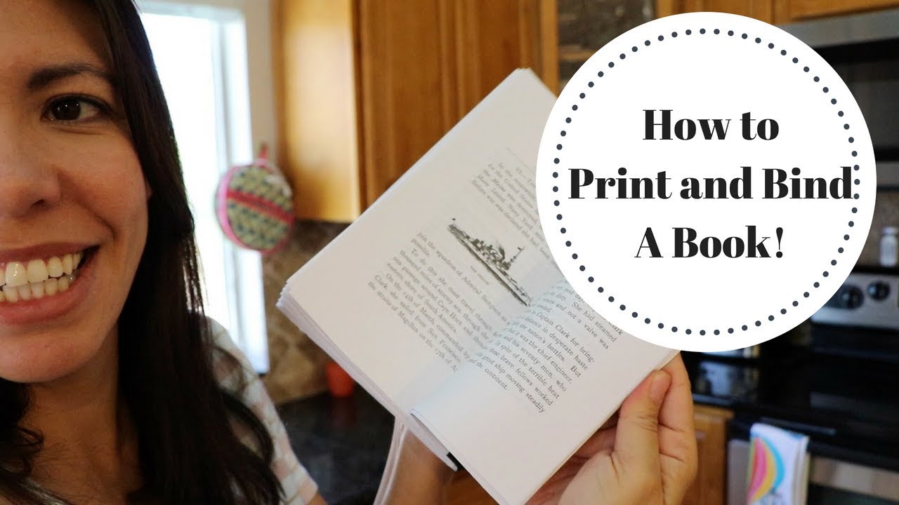 how-to-print-and-bind-a-book-easy-youtube