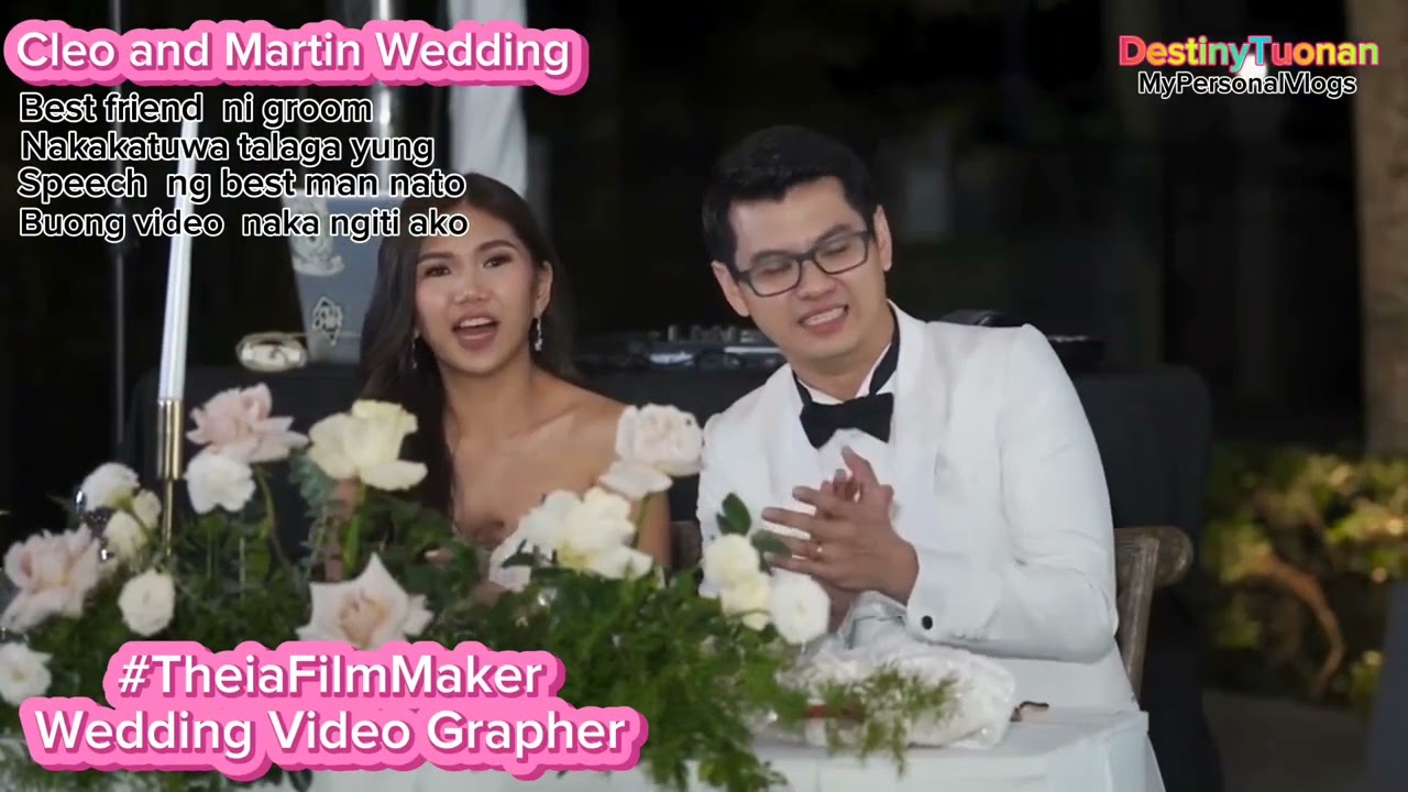 Ako ang na Una pero ikaw ang wagi Martin and Cleo Tagaytay Wedding