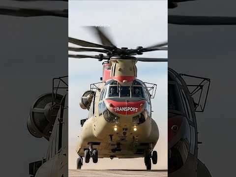 CH-47 Chinook Transport Take Off from Canyon Field - Power of the Skies! 🚁💨 #shorts #helicopters