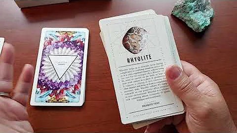 Unboxing Lavish Earth Crystal Affirmation Deck by ...