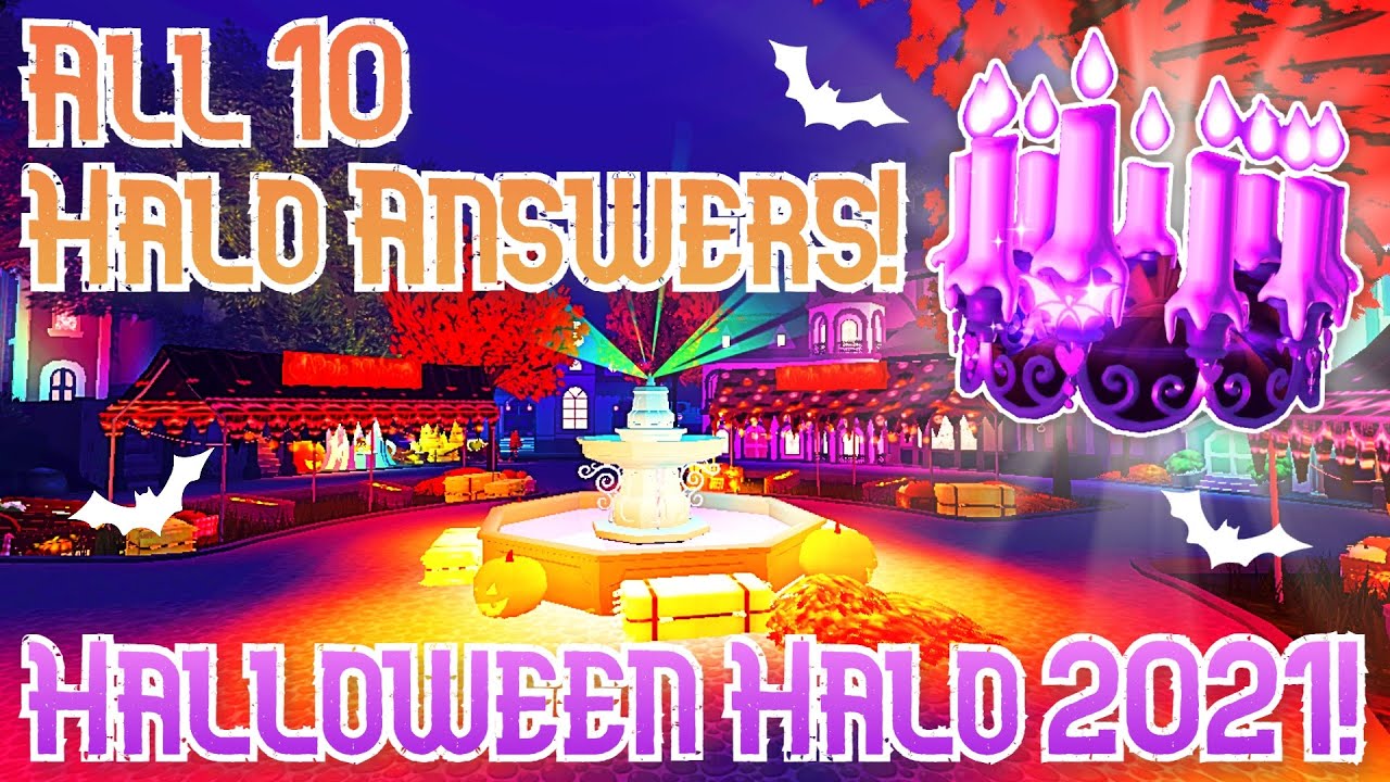 My Halloween Halo 2021 Parasol! : r/RoyaleHigh_Roblox