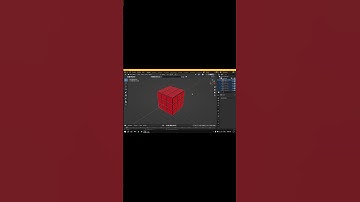 How to created 3d cube rotation by blender. #shorts