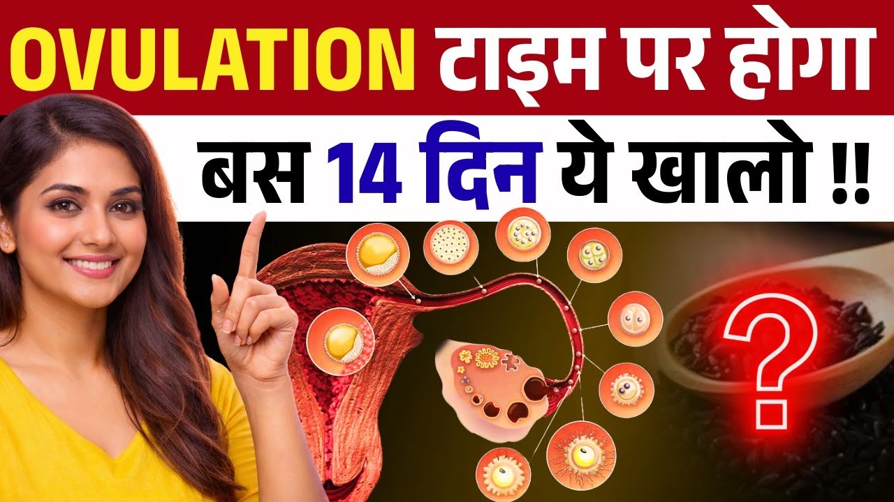 Ovulation समय पर होगा, बस 14 दिन ये खा लो | Ovulation Signs & Fertility Diet tips