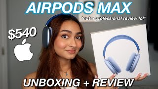 UNBOXING AIRPODS MAX + FIRST IMPRESSIONS 🎧