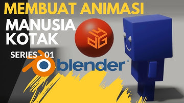 Tutorial Blender Membuat Orang Kotak dengan Mudah Part 1