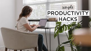 15 PRODUCTIVITY HACKS To Stop Wasting Time & Getting Work Done 