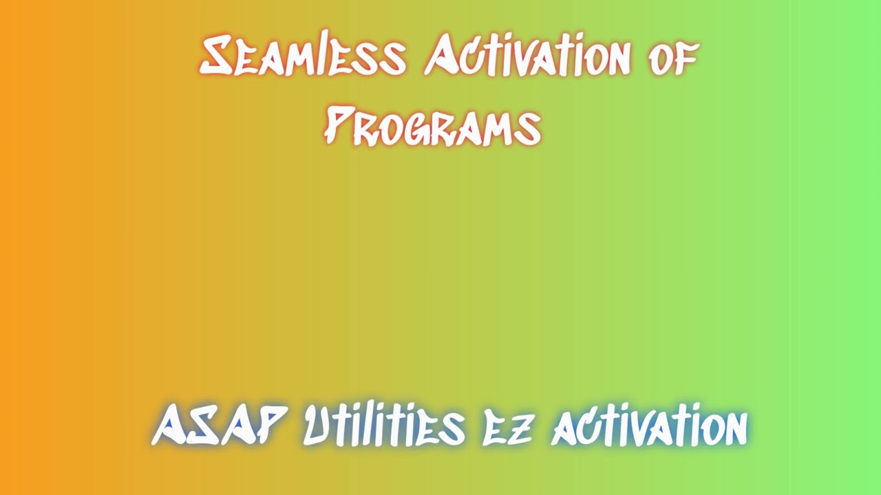 Download & Install ASAP Utilities: Step-by-Step Instructions