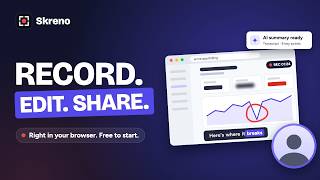 Show It, Don't Say It: Screen Recorder + Free Video Editor | Skreno screenshot 3