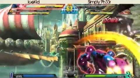 2-28-11 Icekid (Taskmaster/Arthur/Sentinel) vs Simply Ph33r (Wesker/Doom/Phoenix) - MvC3
