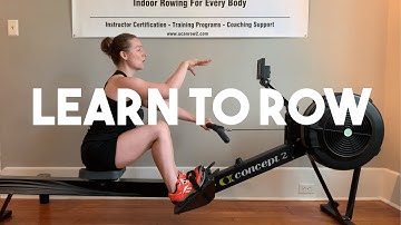 Learn to Row / Catch, Drive, Finish, and Recover