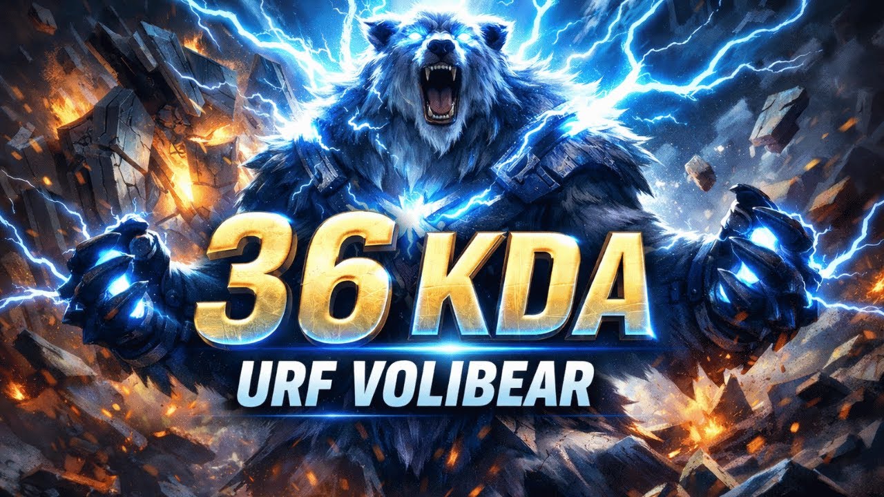 36 KDA VOLIBEAR?! URF’TA TANRI MODU AÇILDI ⚡🐻