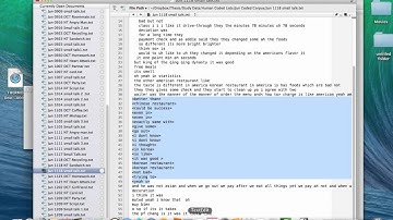 Linguistics Corpus Data Editing #1 with Text Wrangler and Keyboard Maestro for Mac