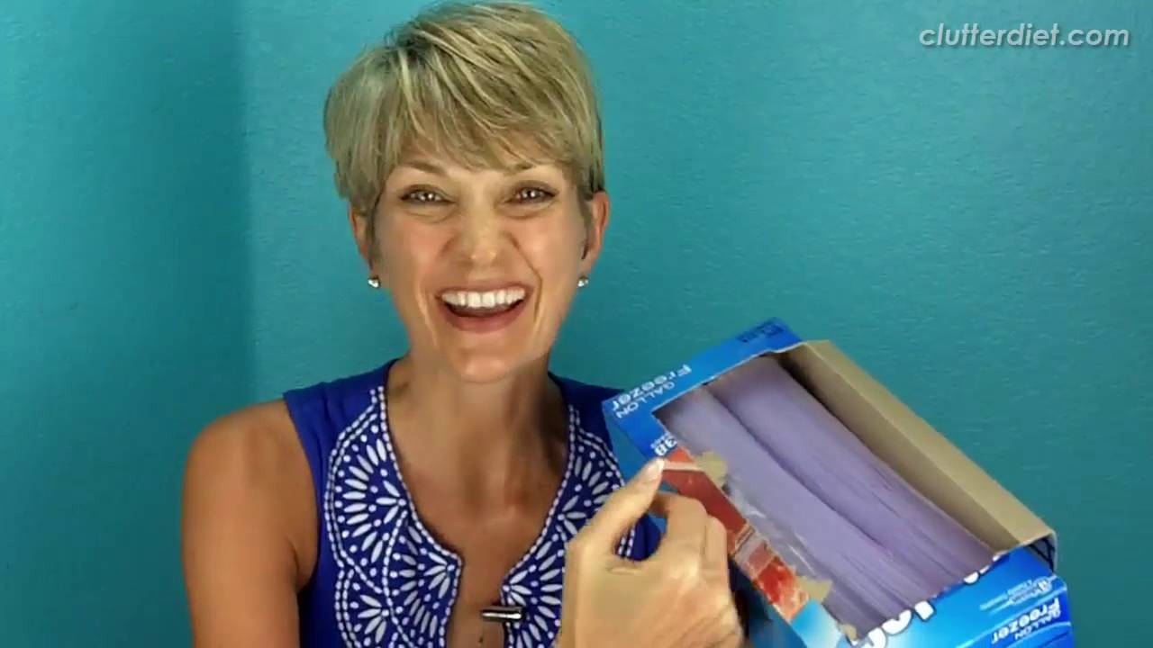 How to Organize Food Storage Bags, Wraps and Foil Clutter Video Tip