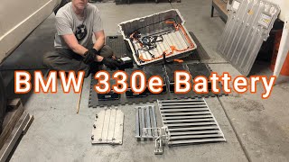 BMW 330e PHEV Hybrid Battery Pack Tear Down