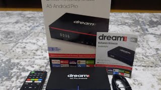Dreamstar A5 PRO 4K Android 9.0 Uydu Alıcısı Air Kumanda