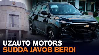 UzAuto Motors “texnik jihatdan nosoz” avtomobilga 1 oy davomida shartnoma berib kelganmi?