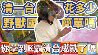 【如果清K霸台】要清台一場K霸大概要花多少！？野獸國比較簡單！？#台南市安南區海佃路1段286號# 遠董x全K霸（海佃旗艦店） #popmart