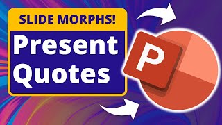 How to Present Quotes in PowerPoint with MORPH! 🔥[PPT TRICKS!🧙‍♂️]