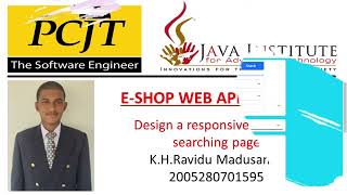 Web Project Task 18 | 1st Year | Semester 01 | Java Institute | Ravidu Madusanka