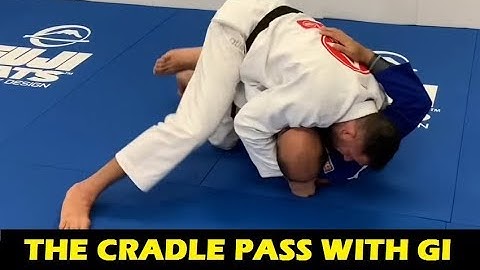 The Cradle Pass With Gi (BJJ Guard Passing) by Braulio Estima