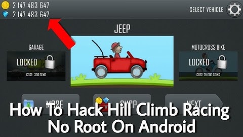 How To Hack Hill Climb Racing Unlimited Money [No Root]