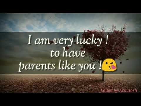 Parents day special Whatsapp status video