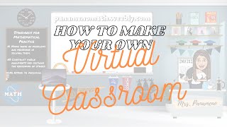 How to make a Virtual Classroom using Canva, Word & Google