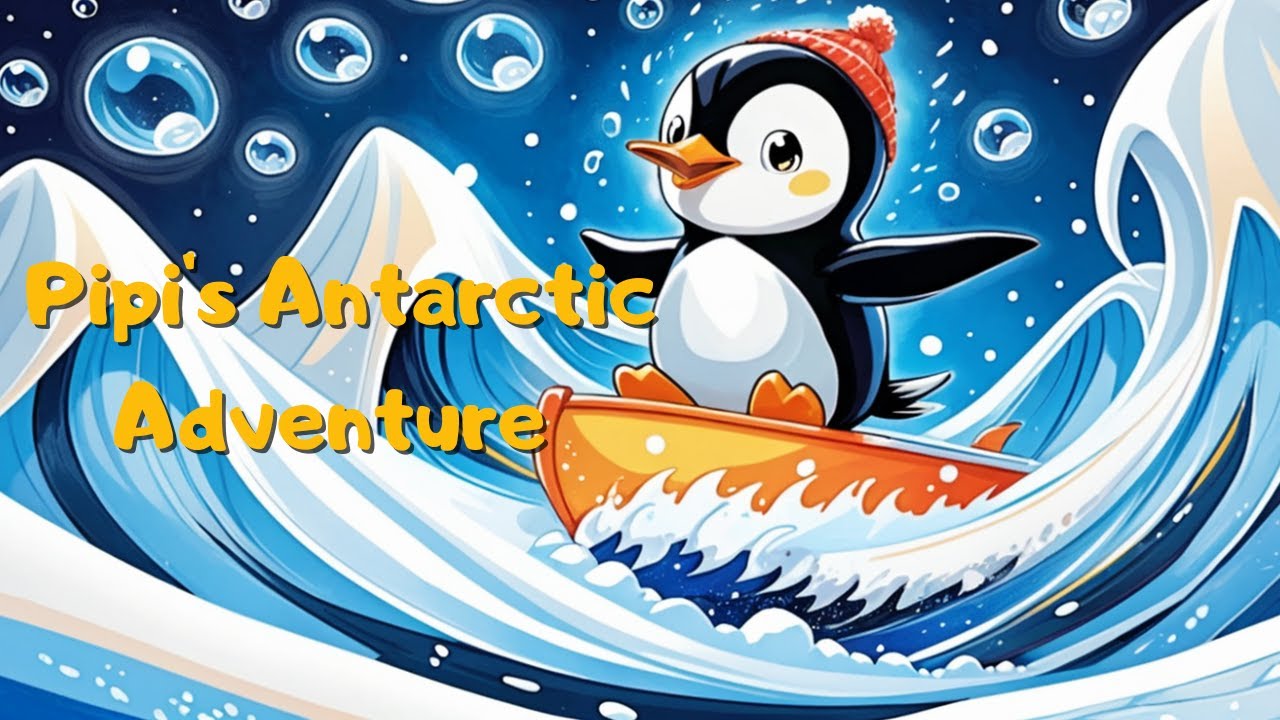 🐧🌌 'Pipi's Antarctic Adventure': A Magical Bedtime Story for Kids 🌨️❄️