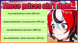 Bae’s Brutally Honest Reaction to Their Concert Ticket Prices【Hololive】