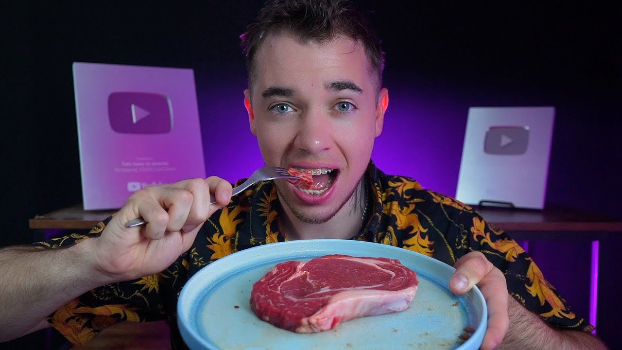 ASMR DÉGUSTATION VIANDE ( BRUITS DE BOUCHE ) 👄 🍖