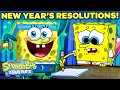 Your New Year's Resolutions Portrayed by SpongeBob! 🥳