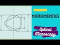 Method for determining particle size  part1  optical microscopy