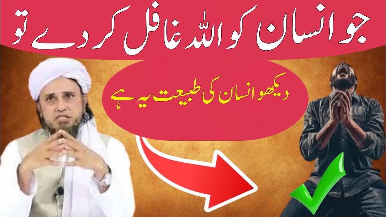 mufti tariq Masood Jo insan ko allah Hafiz kar de to Dekho Insan ki Tabiyat yah hai MuftimMuftim 