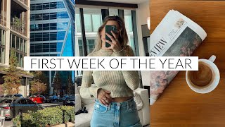First WEEK of the YEAR (habits, goals, &amp; healthy!)